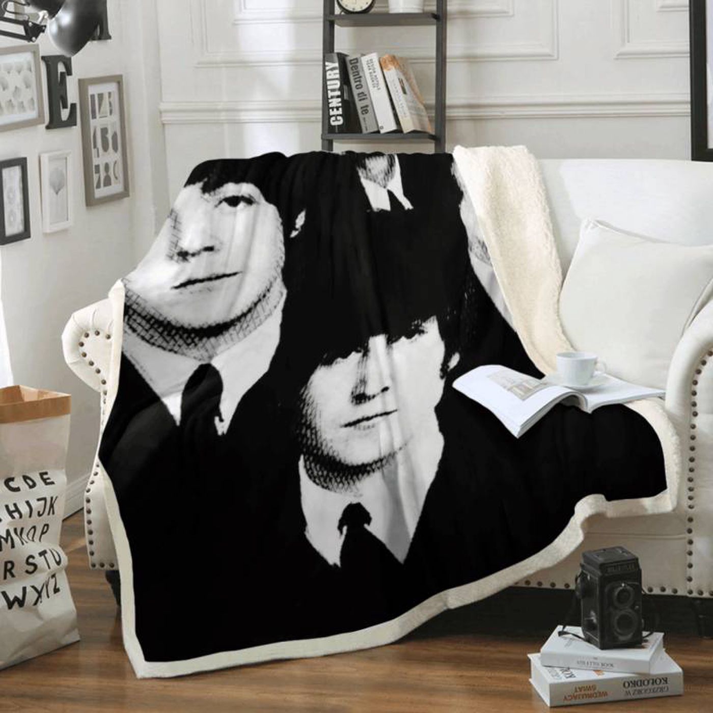Beatles Band Music Rock Band 1960 Fleece Blanket – For Beatles Art Lovers Cozy Up with The Fab Four!