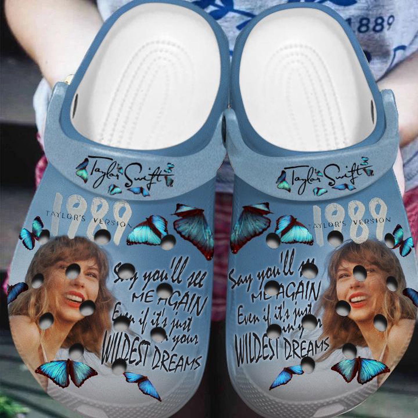Taylor Swift 1989 Taylor s Version Clogs – Stunning Singer s Signature Footwear