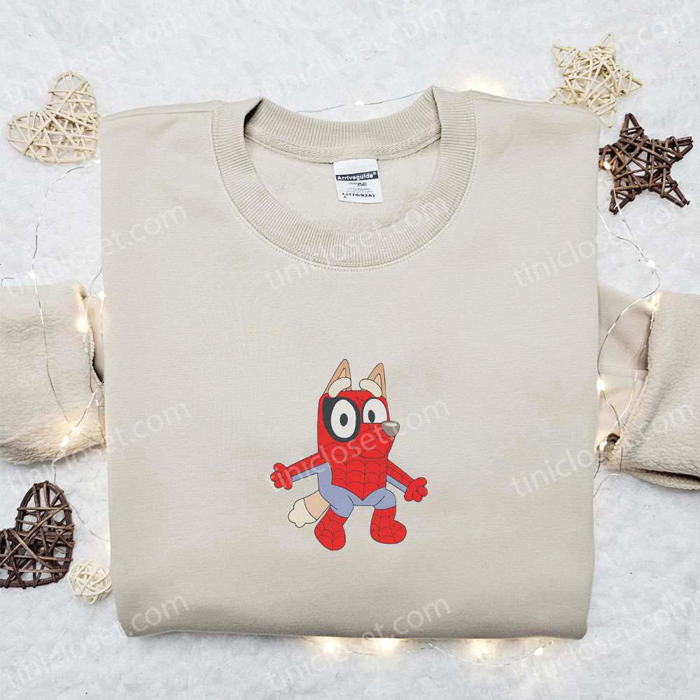Bingo Spider-Man Marvel Team Shirt & Bluey Cartoon Hoodie: Best Gift Idea for Marvel Fans Bingo Spider-Man Marvel Team Shirt & Bluey Cartoon Hoodie: Best Gift Idea for Marvel Fans