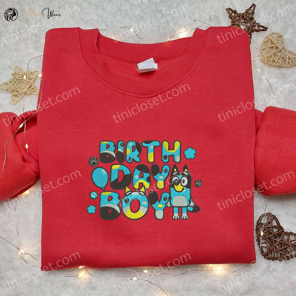 Bluey Birthday Boy Shirt & Cartoon Hoodie: Best Gift Idea for Birthdays