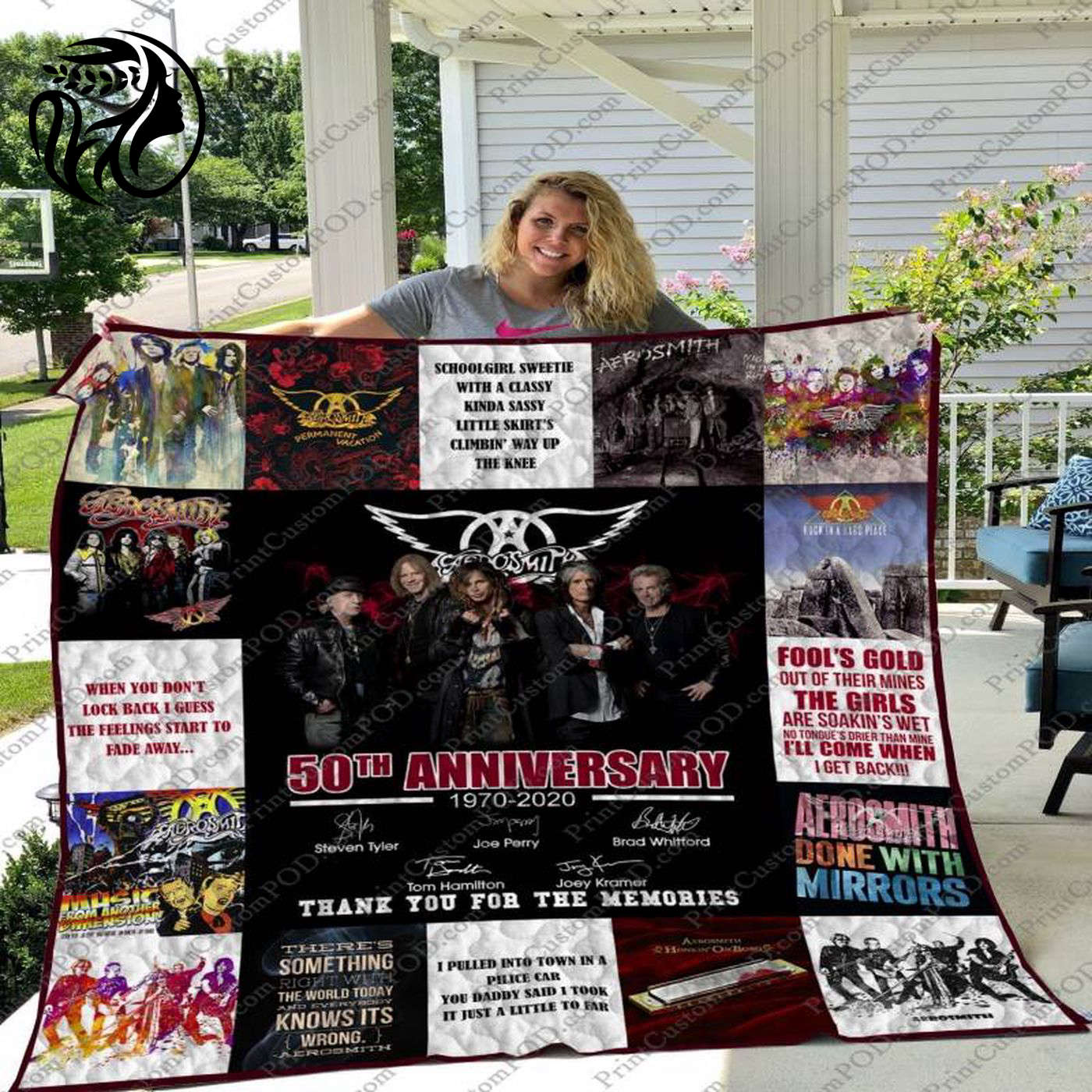 BL Aerosmith Quilt Blanket: Cozy Music-Inspired Bedding for Aerosmith Fans