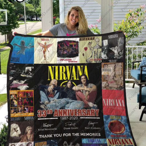 Discover the Bl Nirvana Quilt Blanket: Perfect Holiday Gift for Christmas & Thanksgiving – Cozy All-Occasion Present!