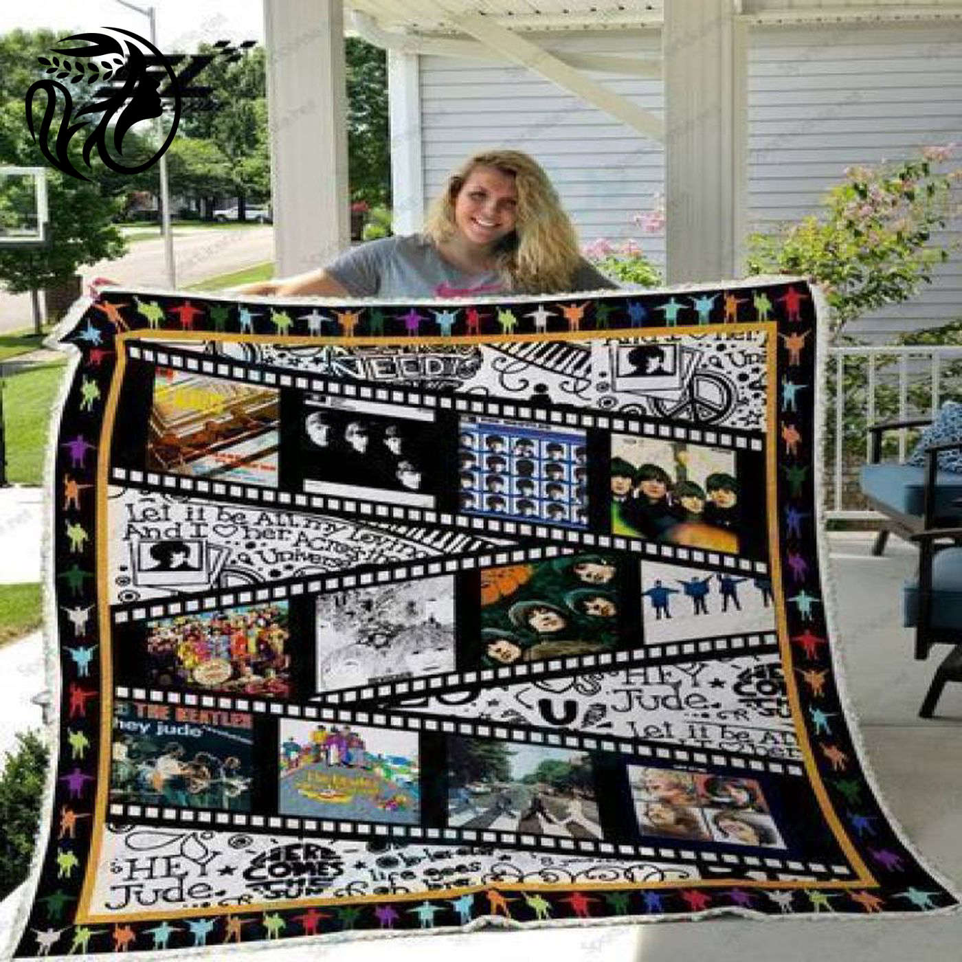 BL The Beatles Blanket: Cozy and Iconic Throw for Beatles Fans Limited Edition Collectible