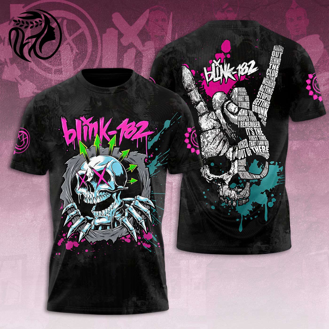 Blink-182 3D T-Shirt Sweatshirt & Hoodie Gift: Exclusively Designed Merchandise for Fans
