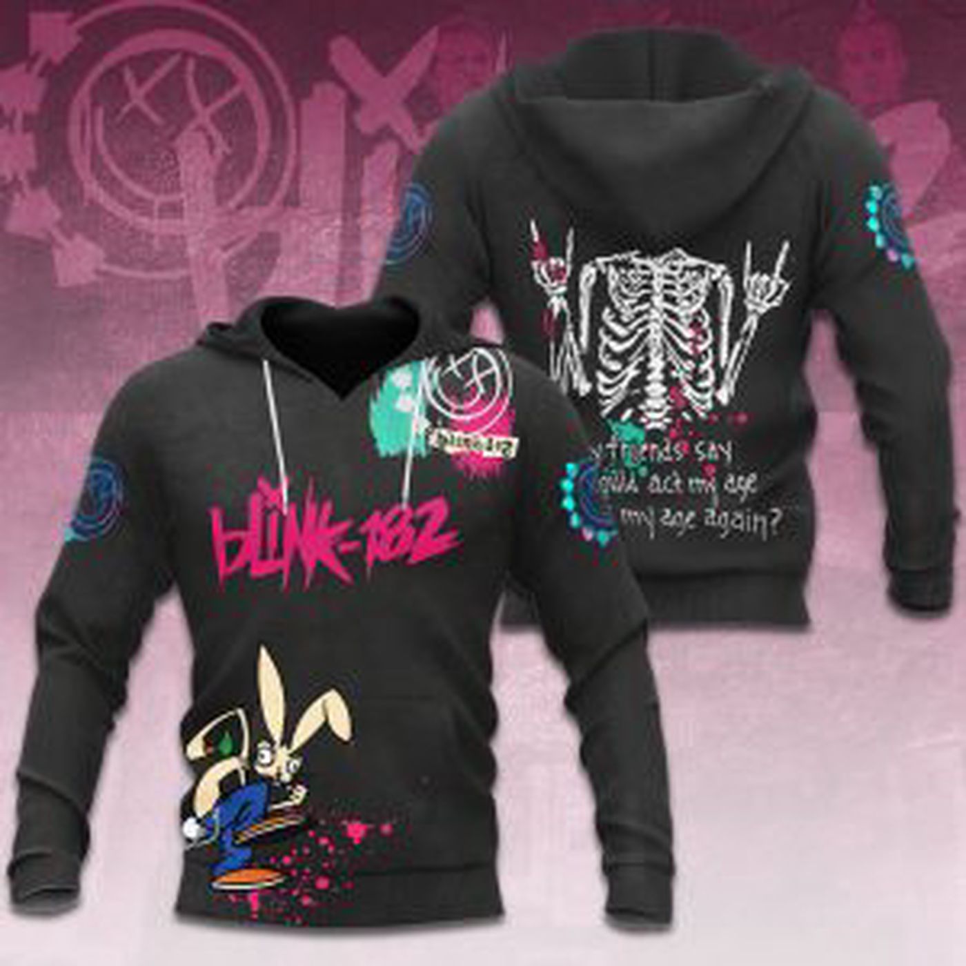 Blink-182 3D T-Shirt Sweatshirt & Hoodie  – Gift for Women: Unique & Stylish Merchandise