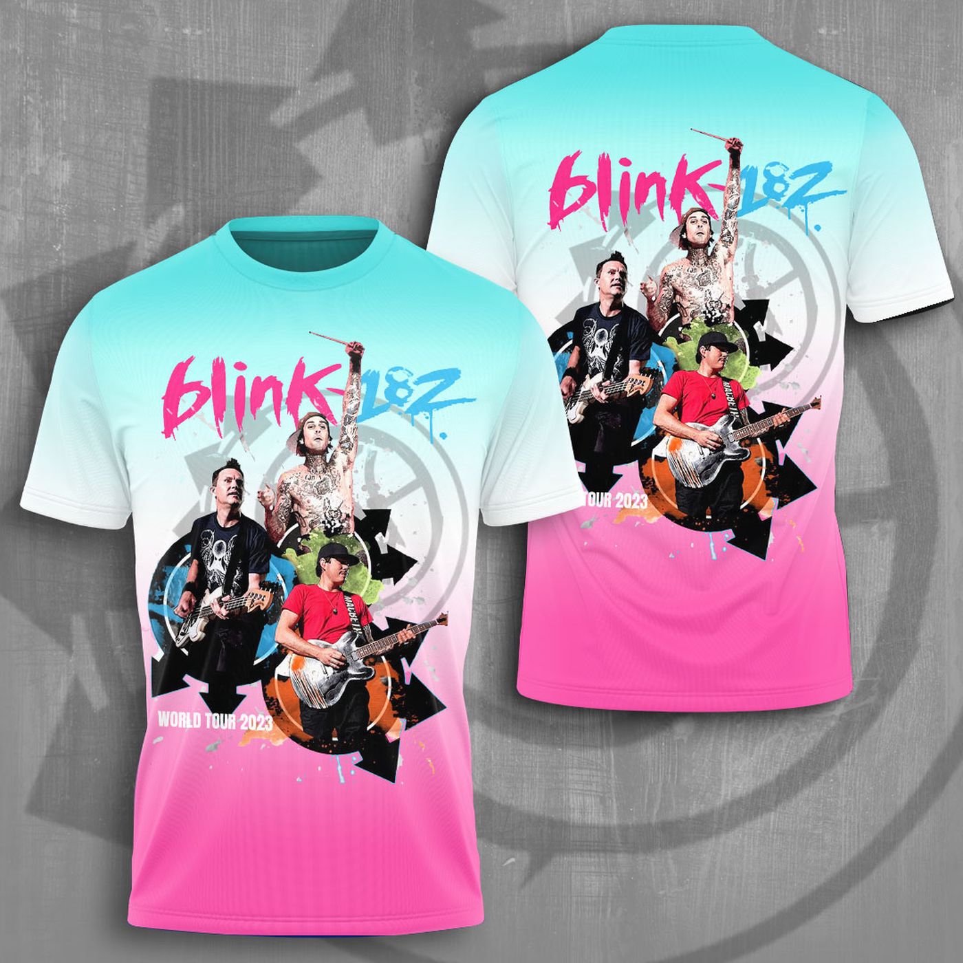 Blink-182 3D T-Shirt  – Gift for Women: Unique and Trendy Design for Music Lovers!