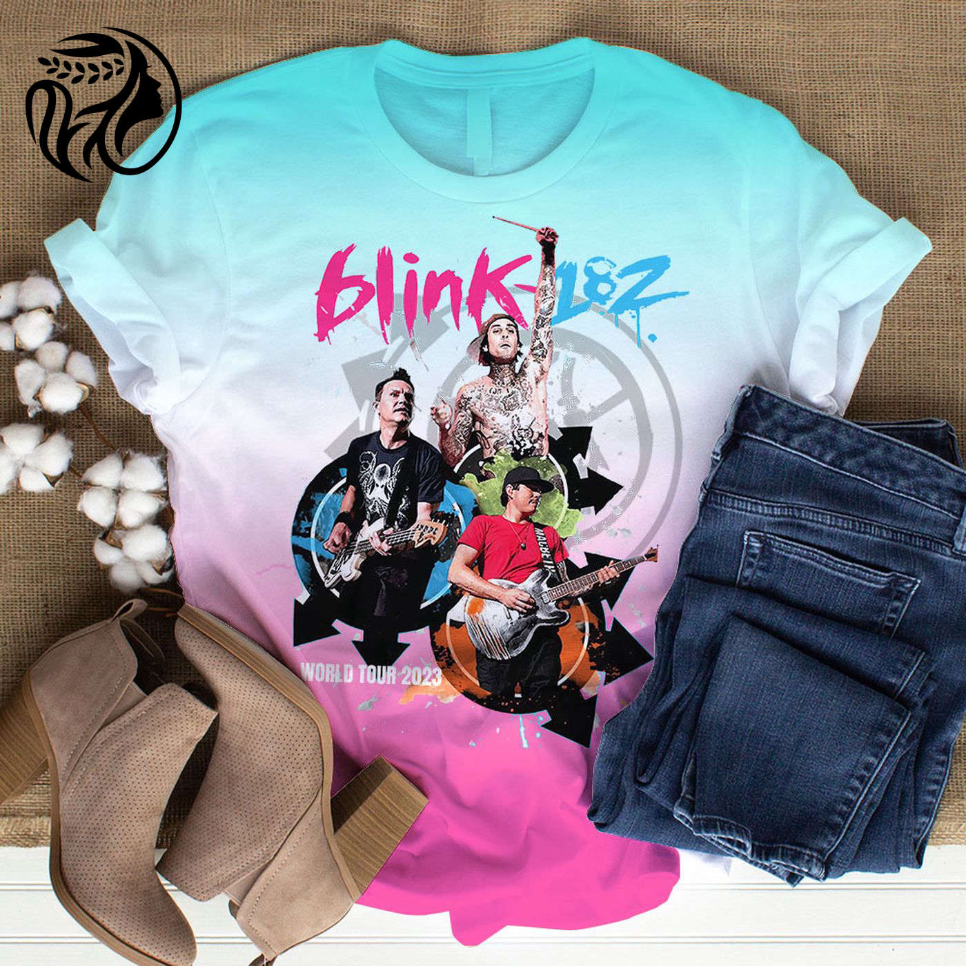 Blink-182 3D T-Shirt  – Gift for Women: Unique and Trendy Design for Music Lovers!