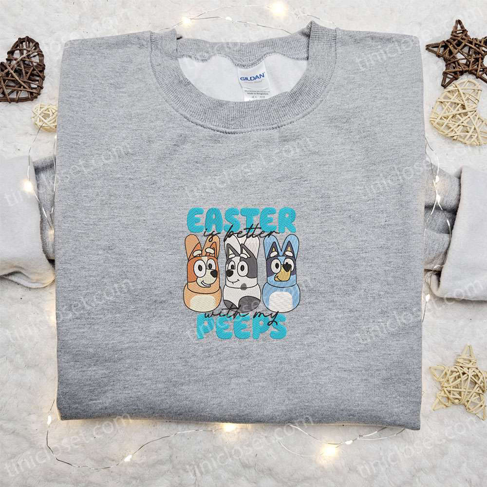 Bluey Easter Peeps Shirt Thanksgiving Hoodie Best Holiday Gift Ideas