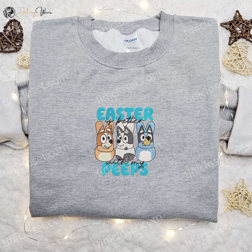 Bluey Easter Peeps Shirt Thanksgiving Hoodie Best Holiday Gift Ideas
