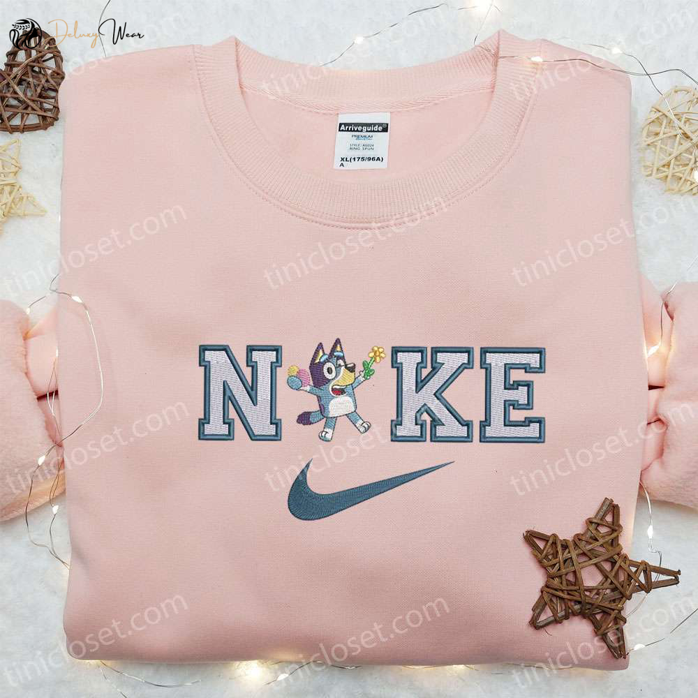 Bluey Easter Egg & Flower x Nike Shirt Thanksgiving Hoodie – Best Holiday Gift Idea