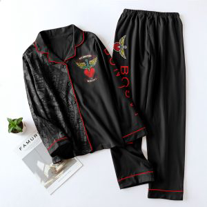 Bon Jovi Button Down Pajamas Set – Gift for Women – Christmas Gift Bon Jovi Button Down Pajamas Set – Gift for Women – Christmas Gift