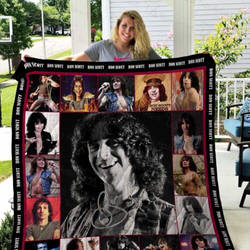 Rock in Style with Bon Scott ACDC Band Blanket Quilt CH – Ultimate Fan Merchandise