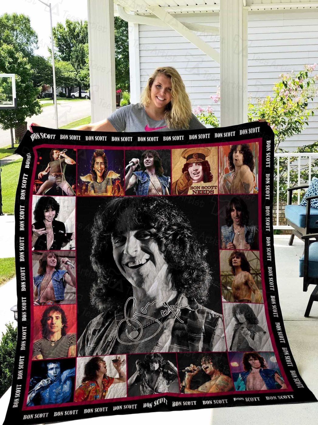 Rock in Style with Bon Scott ACDC Band Blanket Quilt CH – Ultimate Fan Merchandise Rock in Style with Bon Scott ACDC Band Blanket Quilt CH – Ultimate Fan Merchandise
