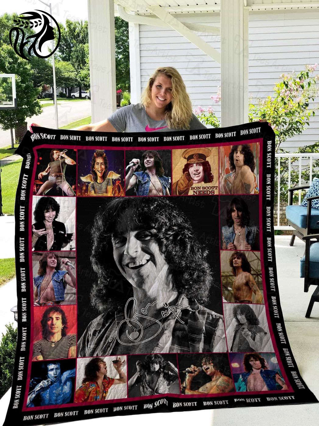 Rock in Style with Bon Scott ACDC Band Blanket Quilt CH – Ultimate Fan Merchandise Rock in Style with Bon Scott ACDC Band Blanket Quilt CH – Ultimate Fan Merchandise