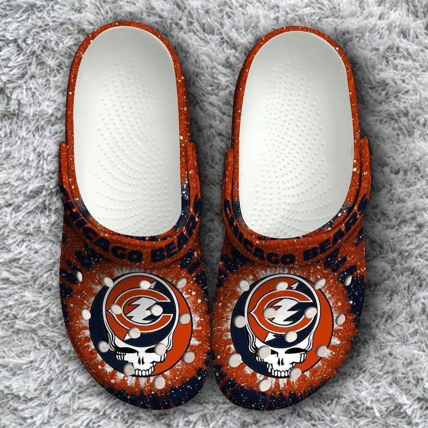 Chicago Bears Grateful Dead Classic Unisex Classic Clogs For Fans Unisex Gifts 2024