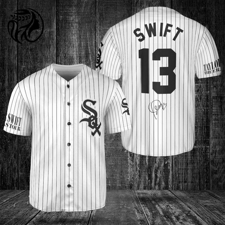 Chicago White Sox Taylor Swift Fan Baseball Jersey  - Gift for Men Women
