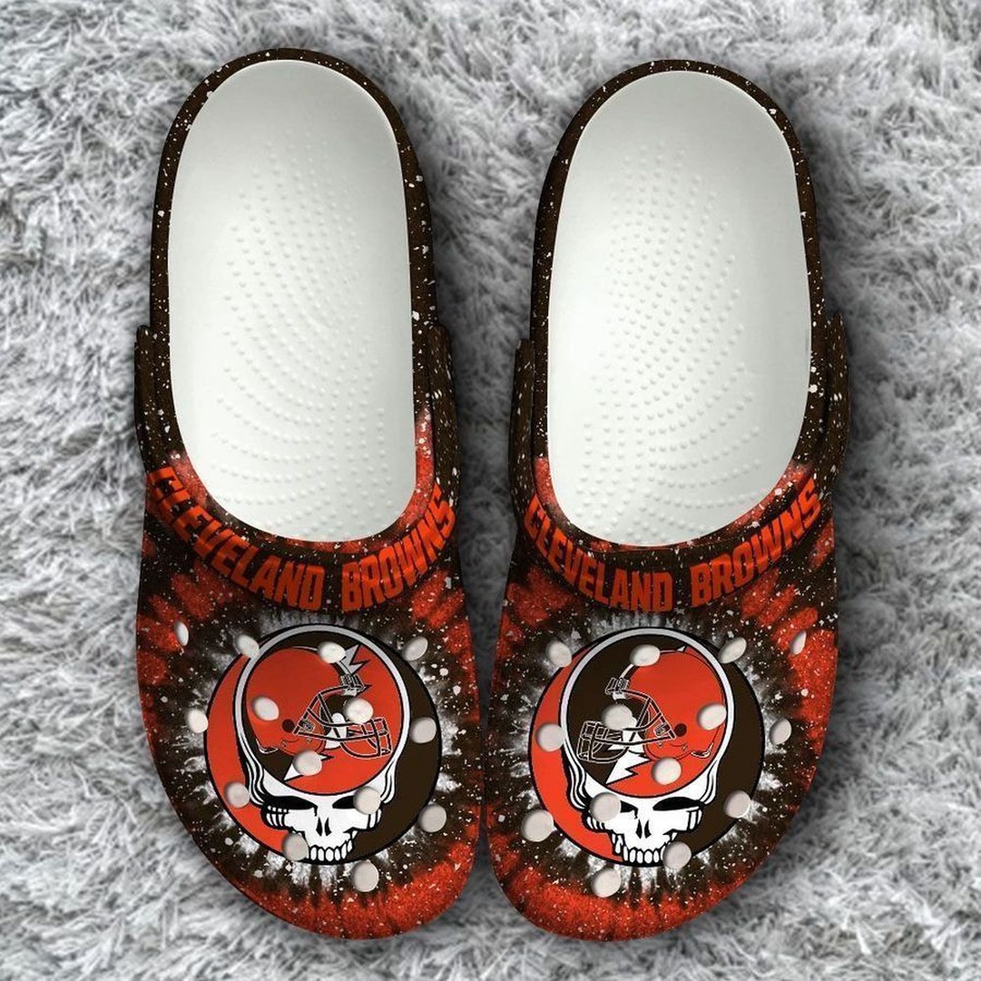 Cleveland Browns Grateful Dead Classic Unisex Classic Clogs For Fans Unisex Gifts 2024