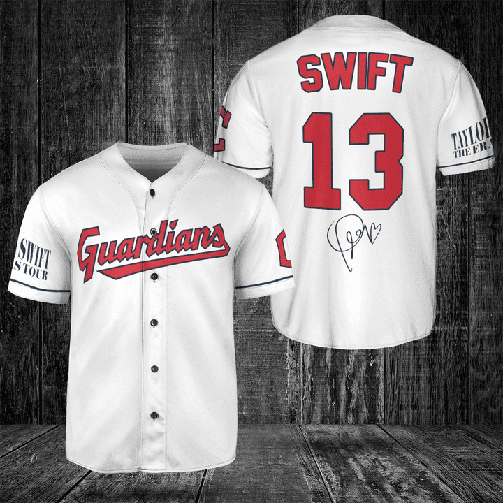 Cleveland Guardians Taylor Swift Fan Baseball Jersey – Gift for Men Women Cleveland Guardians Taylor Swift Fan Baseball Jersey – Gift for Men Women