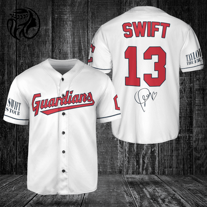 Cleveland Guardians Taylor Swift Fan Baseball Jersey  - Gift for Men Women