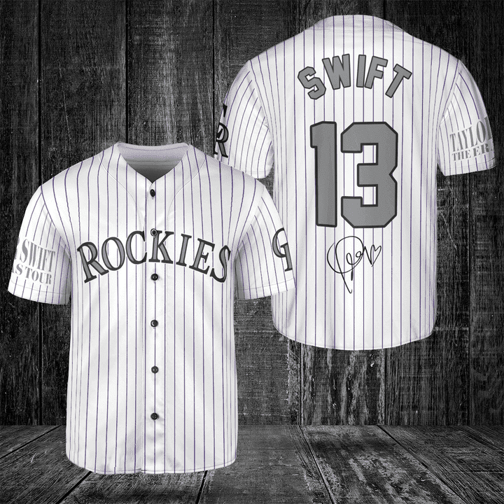 Colorado Rockies Taylor Swift Fan Baseball Jersey  – Gift for Men Women