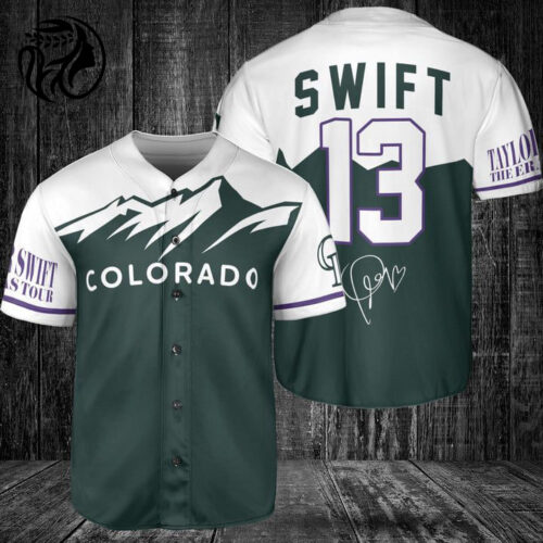 Colorado Rockies Taylor Swift Fan Baseball Jersey  - Gift for Men Women