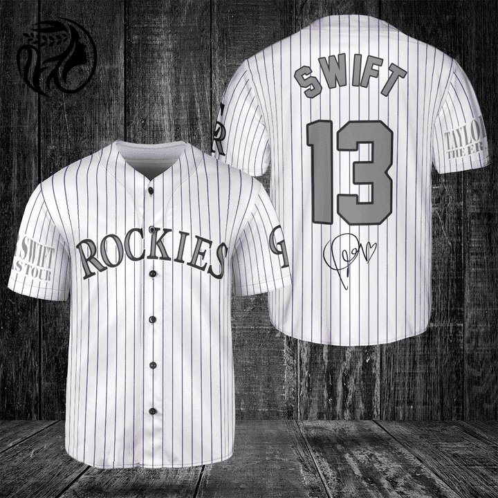 Colorado Rockies Taylor Swift Fan Baseball Jersey  - Gift for Men Women