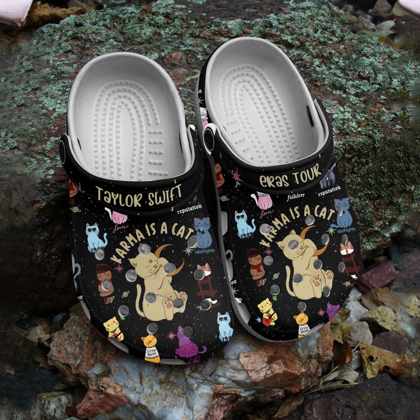Stylish & Lightweight Cat Taylor Swift Clogs – Experience Comfortable Karma with these Trendy Shoes!