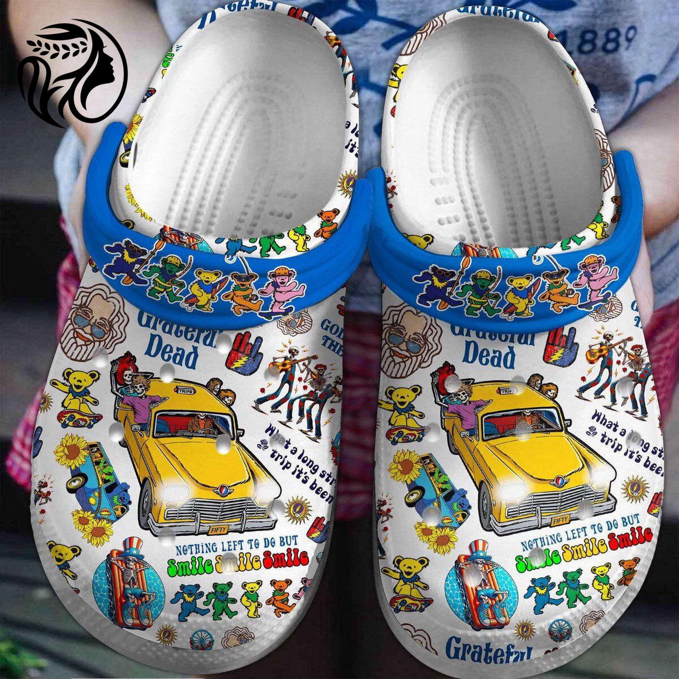 Comfortable And Stylish Grateful Dead Music Clogs, Unique Gift For Fans
