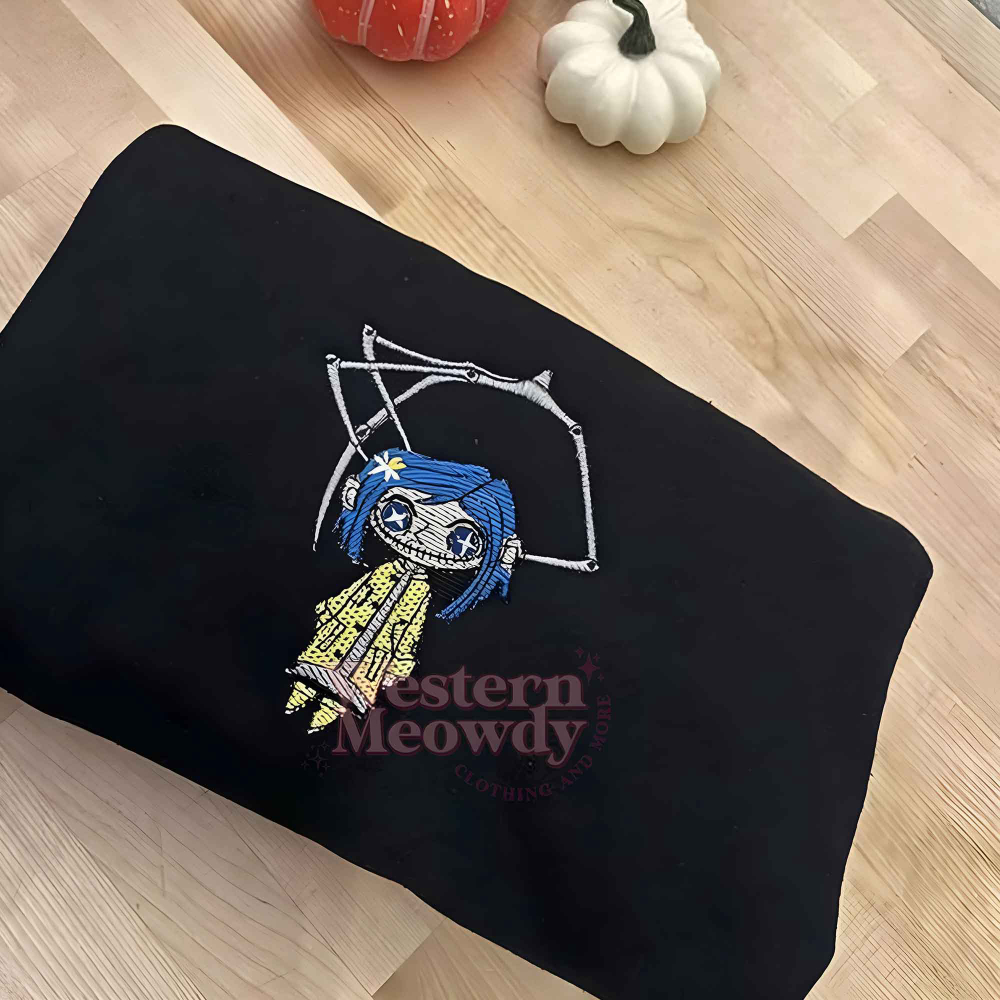 Coraline Ver2 Embroidered Sweatshirt