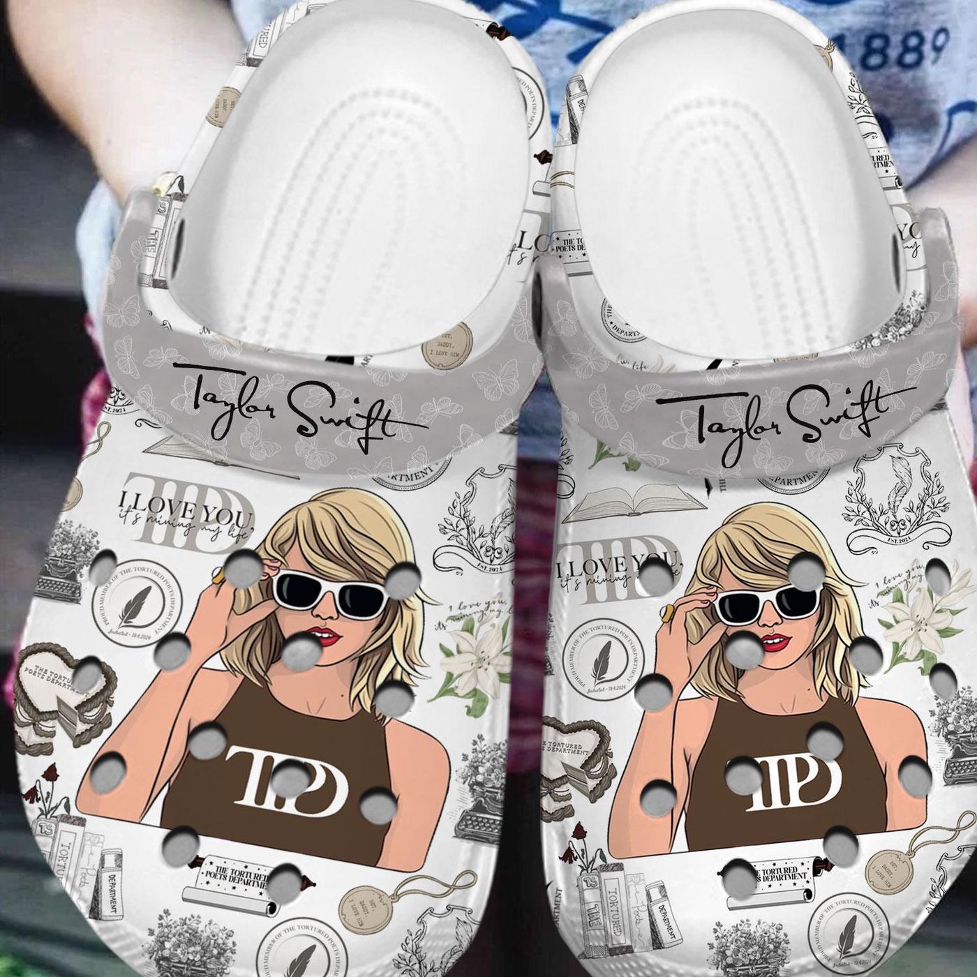 Creative Design Tortured Poets Department Taylor Swift Classic Clogs – Unique & Stylish Footwear Creative Design Tortured Poets Department Taylor Swift Classic Clogs – Unique & Stylish Footwear