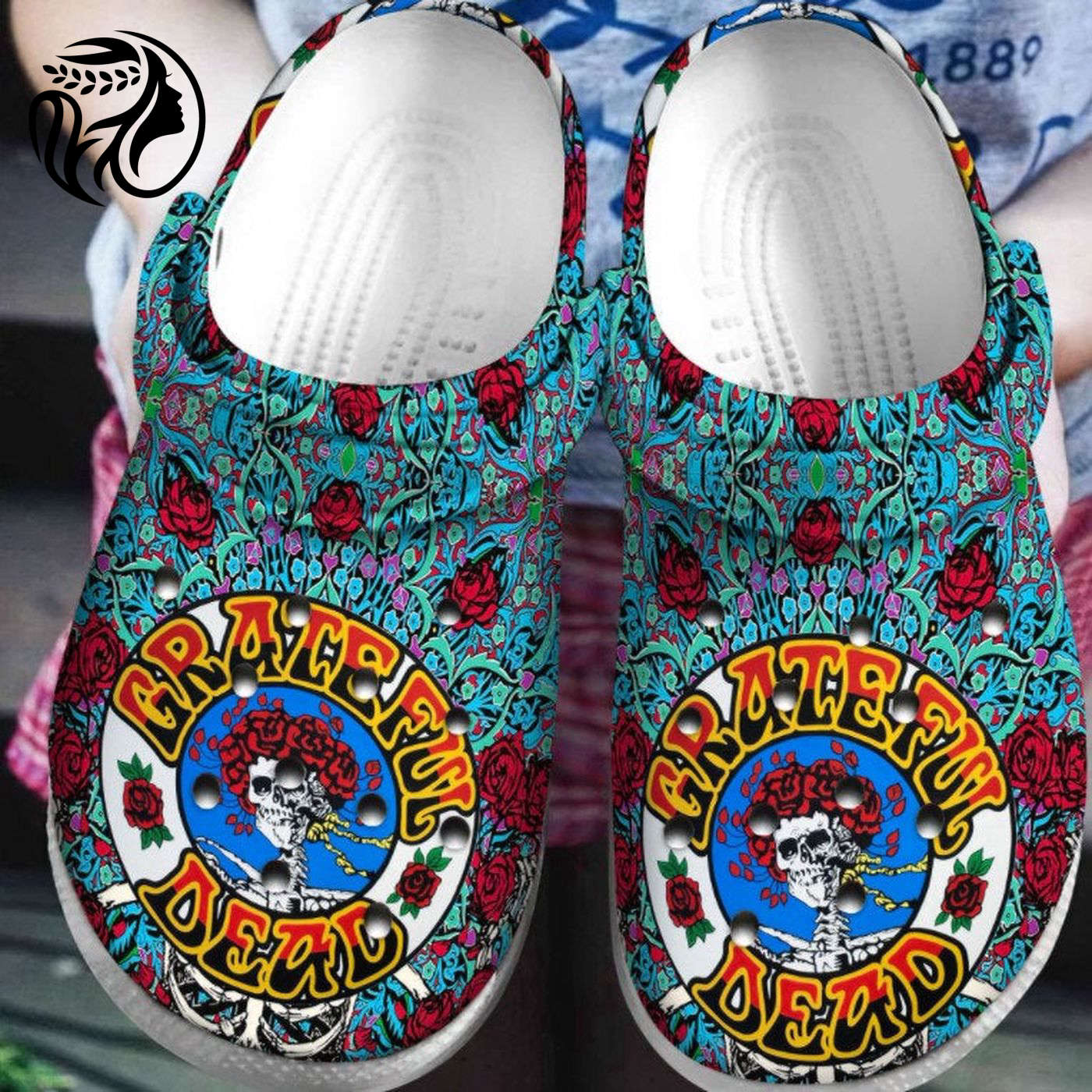 Croc Shoes – Clog Shoes Grateful Dead Rock Band