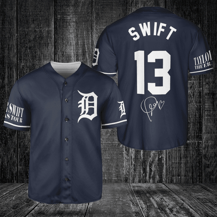 Detroit Tiger Taylor Swift Fan Baseball Jersey  – Gift for Men Women
