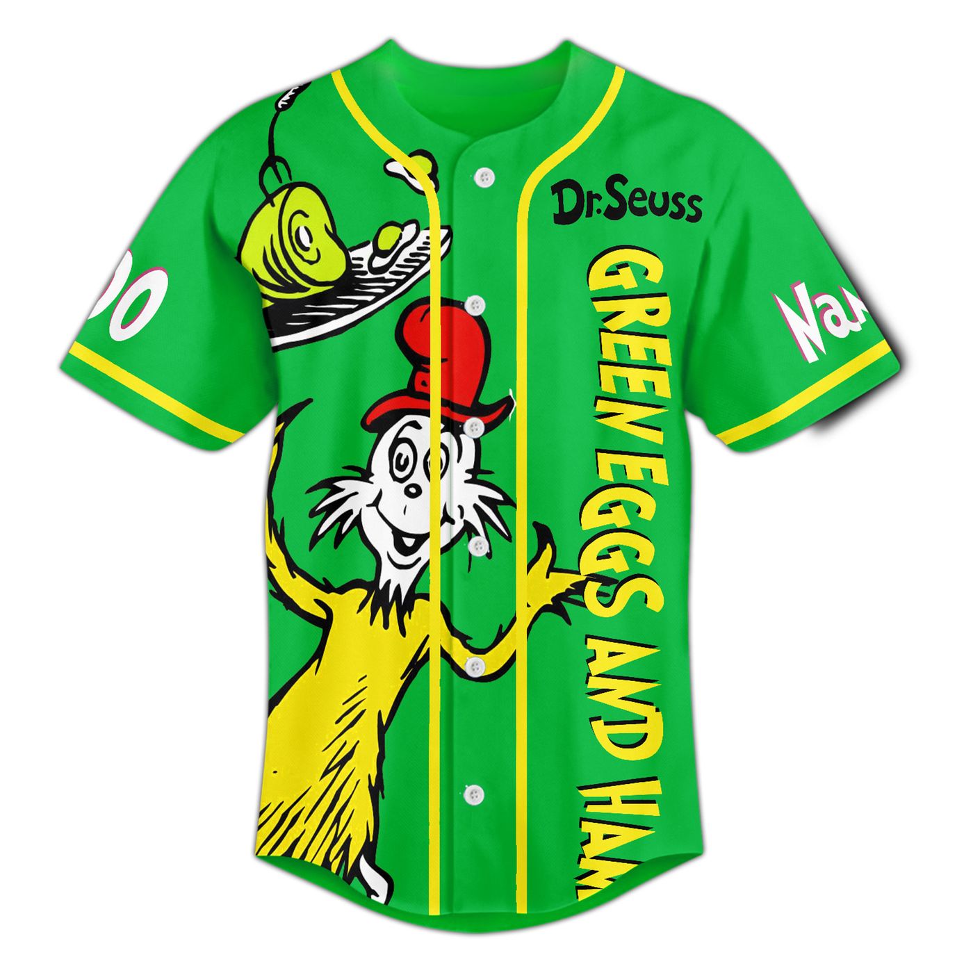 Dr. Seuss Baseball Jersey For Men Women And Kids Gift