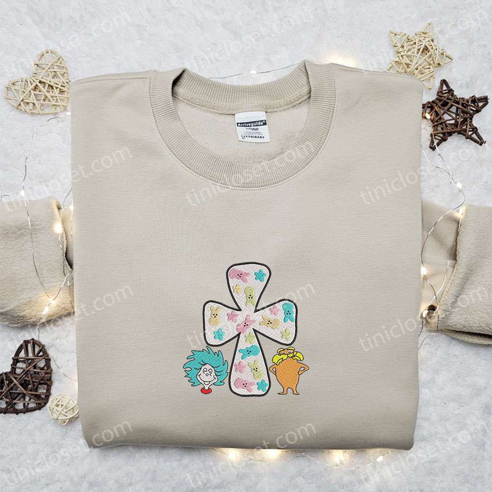 Dr Seuss Easter Cross Shirt & Thanksgiving Hoodie: Best Gift Idea for Holidays
