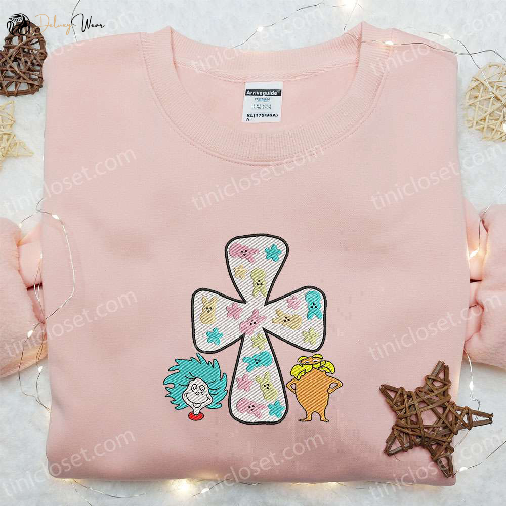Dr Seuss Easter Cross Shirt & Thanksgiving Hoodie: Best Gift Idea for Holidays