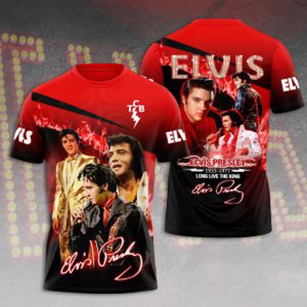 Elvis Presley 3D All Over Print Hoodie , Sweatshirt T-Shirt – Gift for Women – Christmas Gift