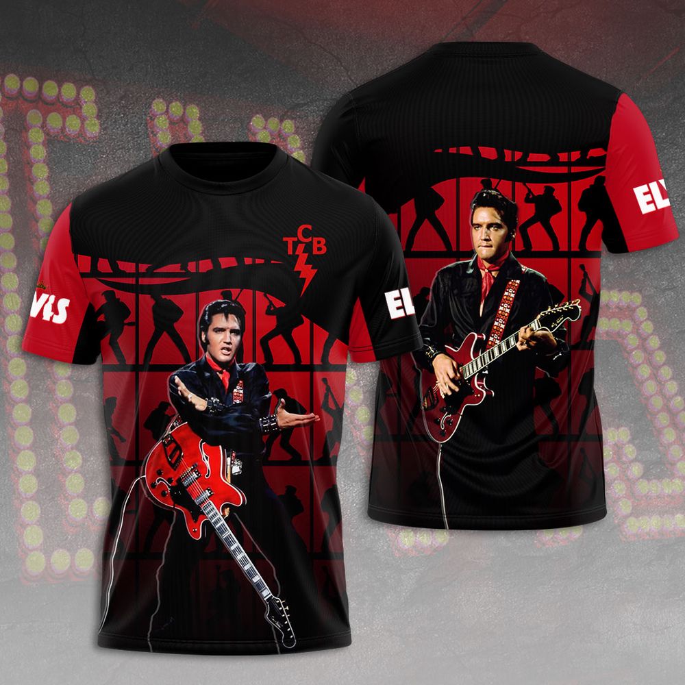 Elvis Presley 3D All Over Print Hoodie , Sweatshirt T-Shirt – Gift for Women – Christmas Gift