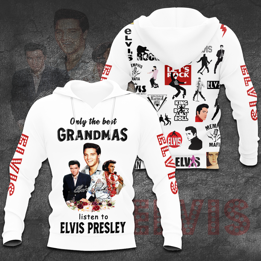 Elvis Presley 3D All Over Print Hoodie , Sweatshirt T-Shirt – Gift for Women – Christmas Gift