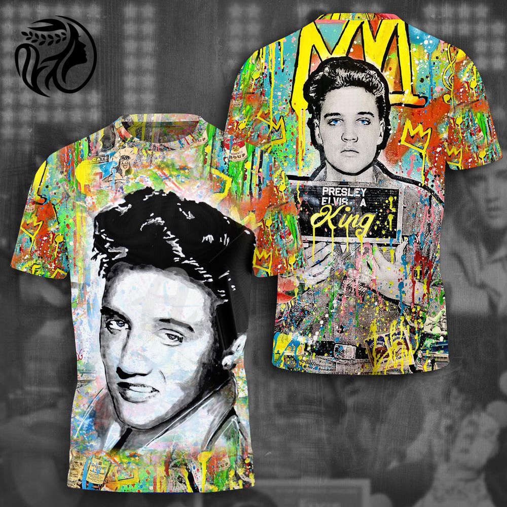 Elvis Presley 3D All Over Print Hoodie , Sweatshirt T-Shirt – Gift for Women – Christmas Gift