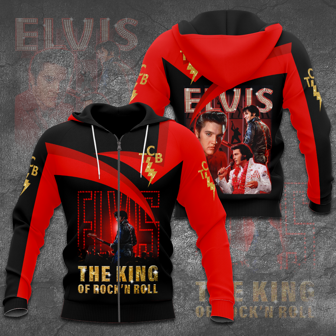 Elvis Presley 3D All Over Print Hoodie , Sweatshirt T-Shirt – Gift for Women – Christmas Gift