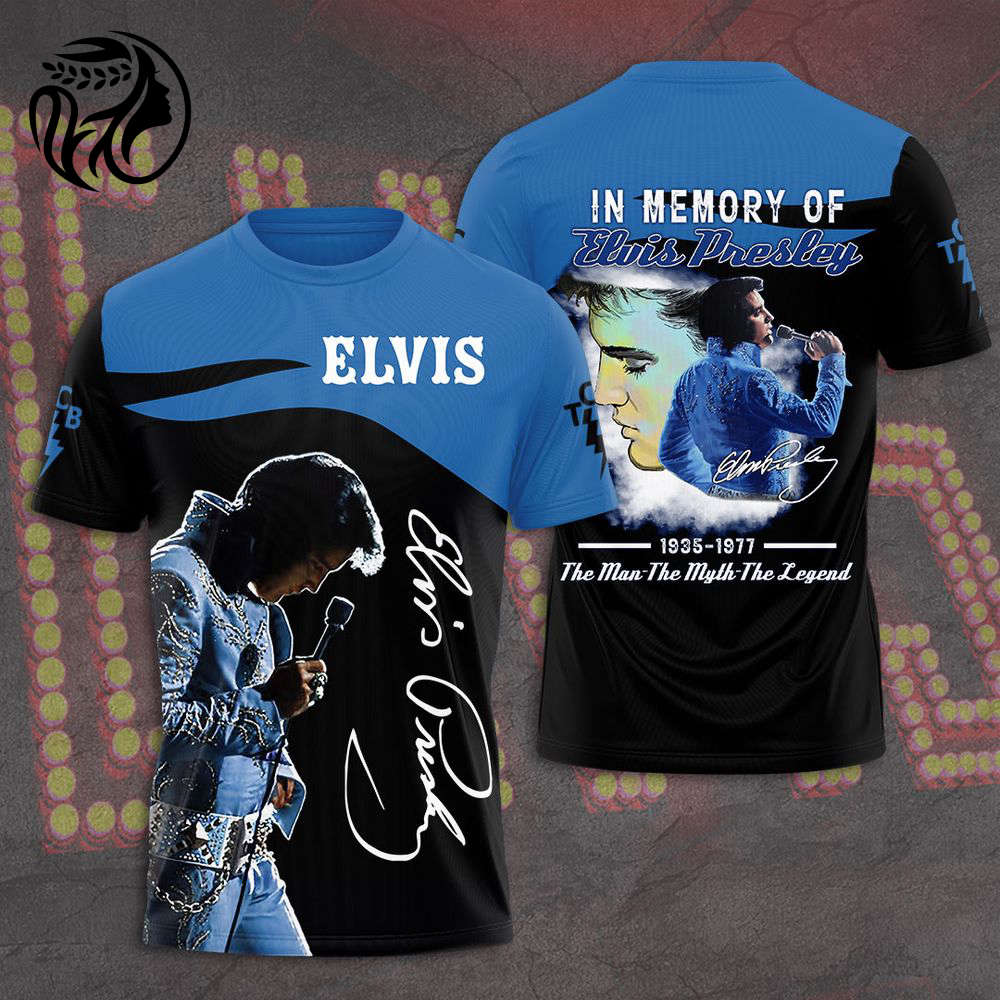 Elvis Presley 3D All Over Print Hoodie , Sweatshirt T-Shirt – Gift for Women – Christmas Gift