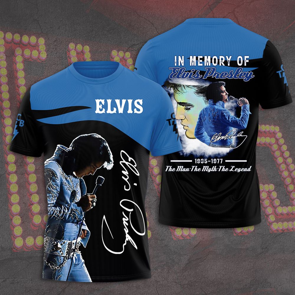Elvis Presley 3D All Over Print Hoodie , Sweatshirt T-Shirt – Gift for Women – Christmas Gift