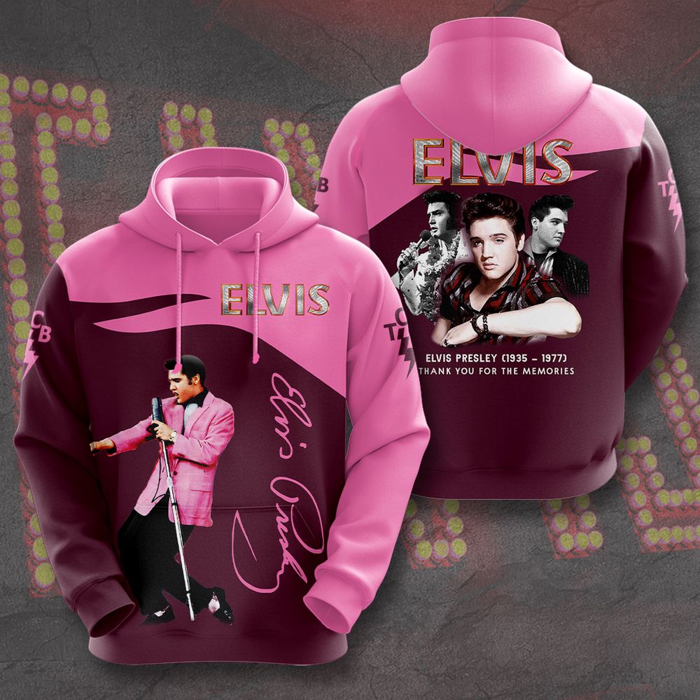 Elvis Presley 3D All Over Print Hoodie , Sweatshirt T-Shirt – Gift for Women – Christmas Gift