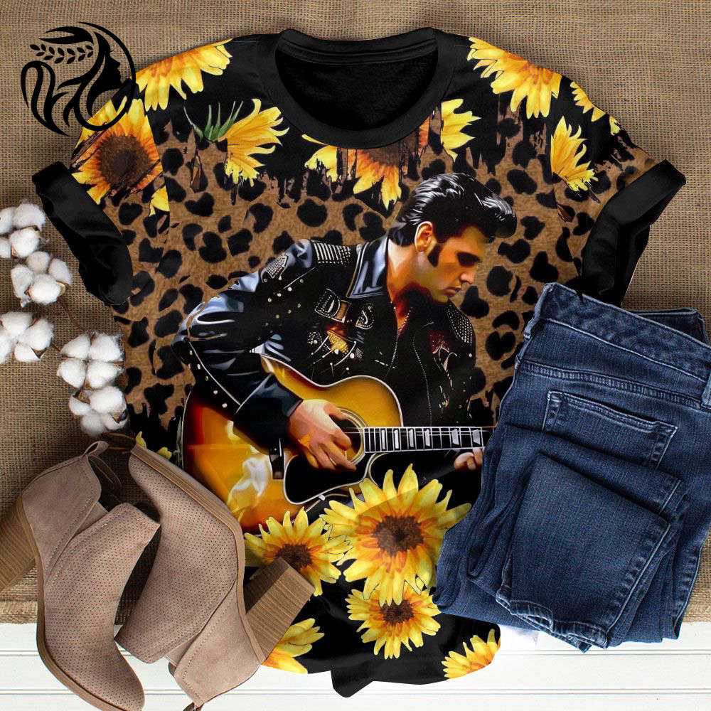 Elvis Presley 3D All Over Print Hoodie , Sweatshirt T-Shirt – Gift for Women – Christmas Gift