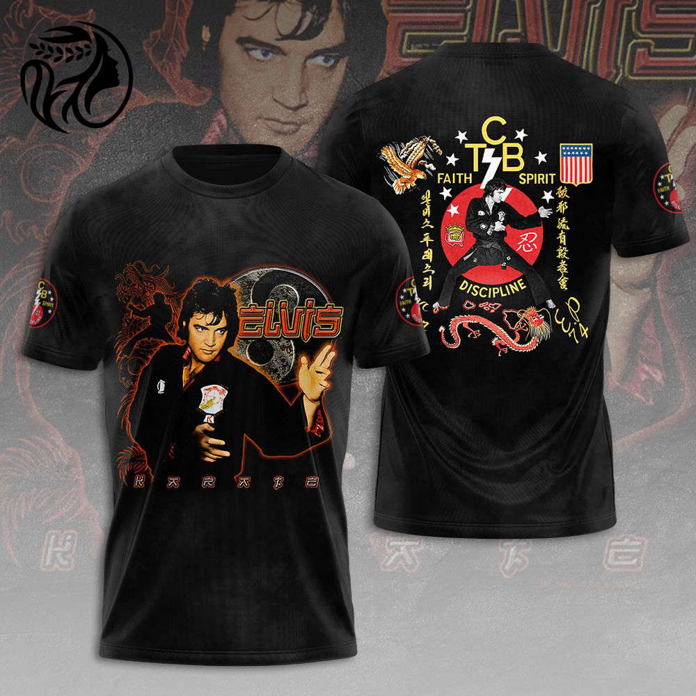 Elvis Presley 3D All Over Print Hoodie , Sweatshirt T-Shirt – Gift for Women – Christmas Gift
