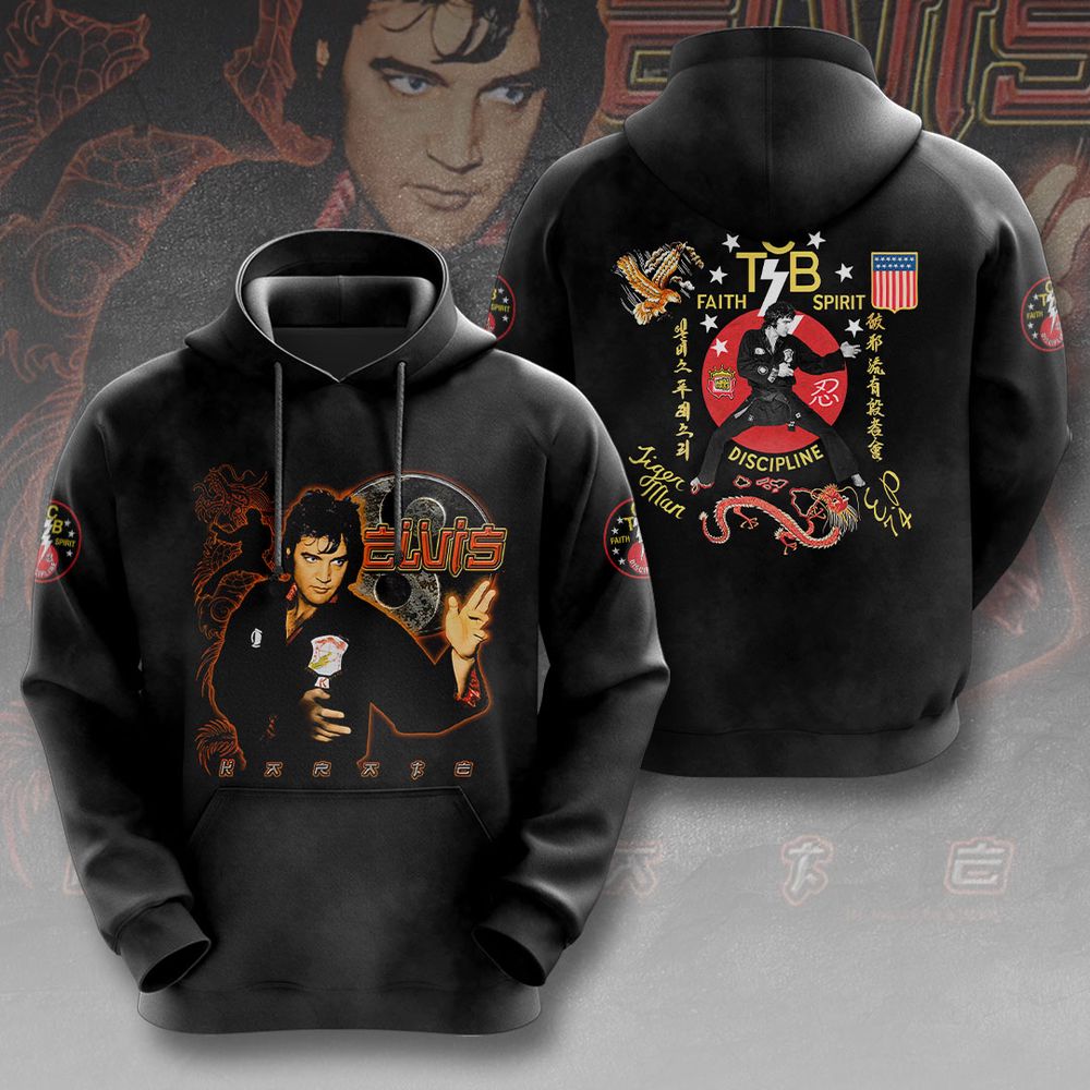 Elvis Presley 3D All Over Print Hoodie , Sweatshirt T-Shirt – Gift for Women – Christmas Gift