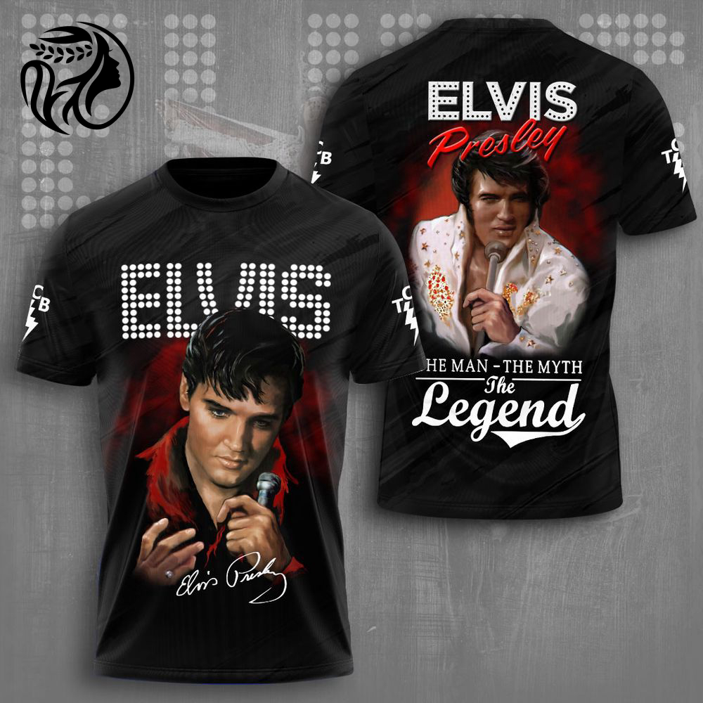 Elvis Presley 3D All Over Print Hoodie , Sweatshirt T-Shirt – Gift for Women – Christmas Gift