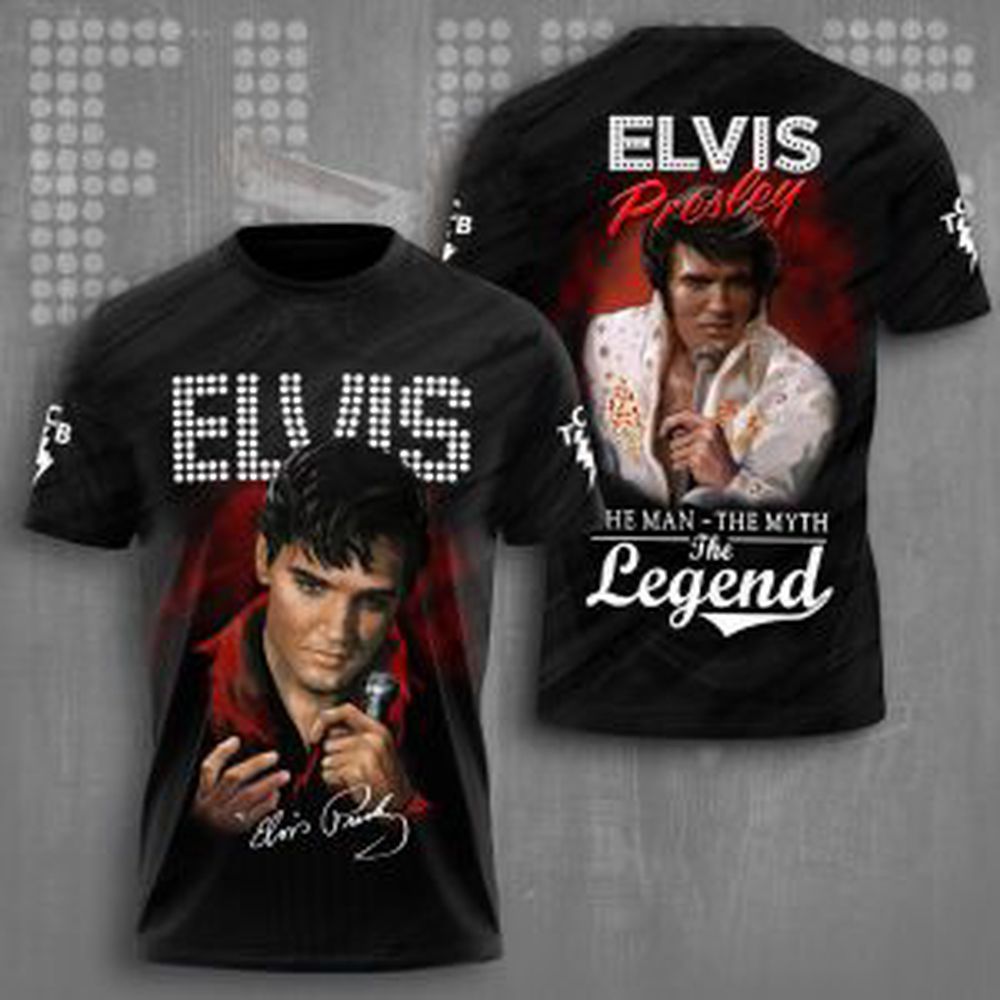Elvis Presley 3D All Over Print Hoodie , Sweatshirt T-Shirt – Gift for Women – Christmas Gift