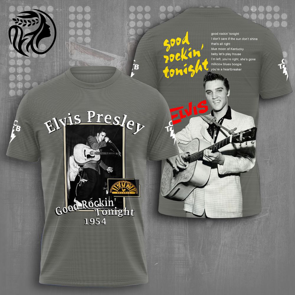 Elvis Presley 3D All Over Print Hoodie , Sweatshirt T-Shirt – Gift for Women – Christmas Gift