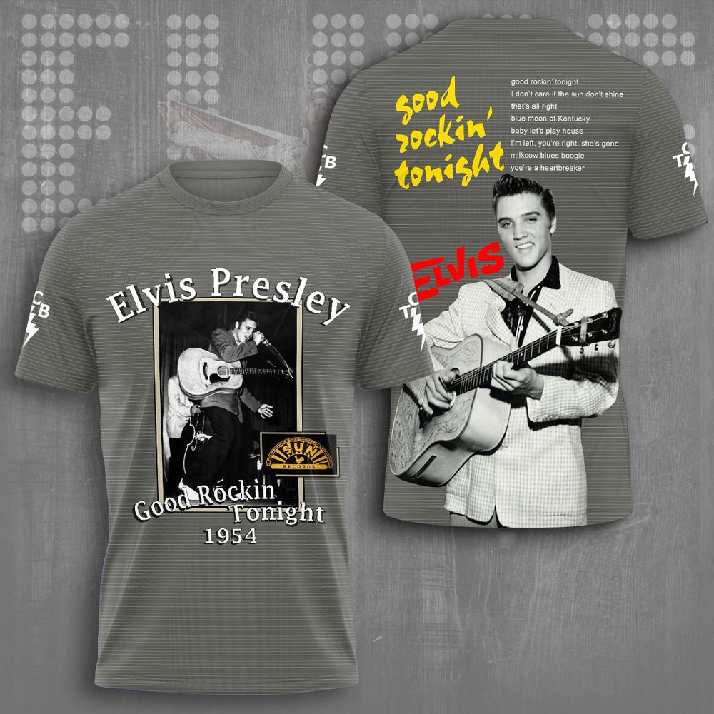 Elvis Presley 3D All Over Print Hoodie , Sweatshirt T-Shirt – Gift for Women – Christmas Gift